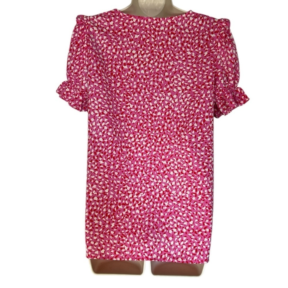Pink Patterned Women's Top - Picture 2 of 6
